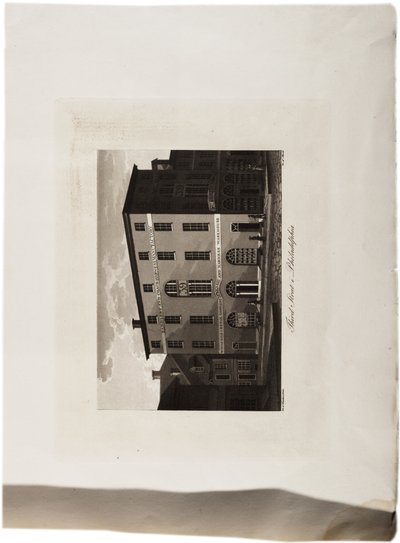Third Street, Philadelphia, aus einem Atlas der Vereinigten Staaten, 1824 von Axel Leonhard Klinckowström